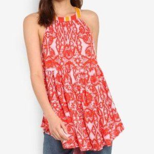 Free People Mimi Tunic Lavender Mini Dress M